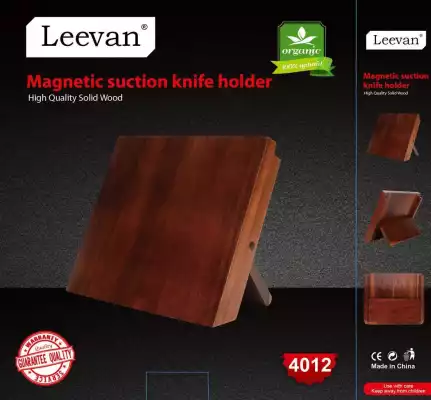 Магнитная подставка для ножей Leevan 4012, дерево